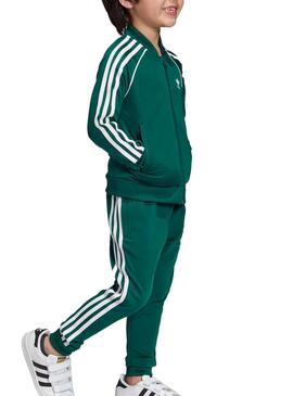 Survêtement Adidas Superstar Vert Garçon
