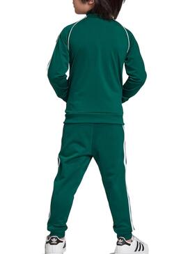 Survêtement Adidas Superstar Vert Garçon