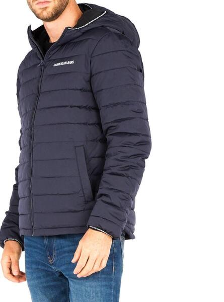 Veste Calvin Klein Padded Marine à capuche Homme
