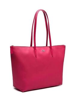Sac Lacoste Tote Fuchsia Femme