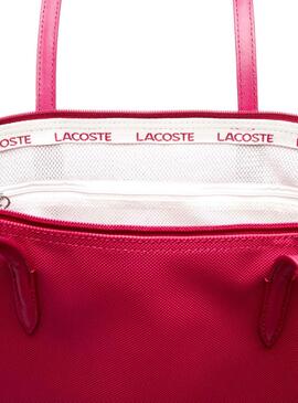 Sac Lacoste Tote Fuchsia Femme