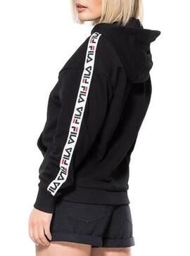 Sweat Fila Transparent Noir Pour Femme