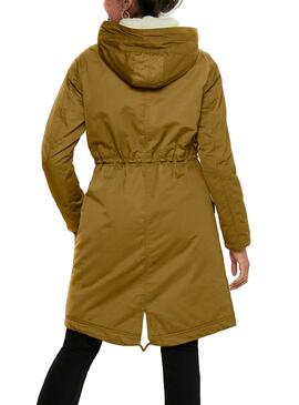 Parka Only Teresa Camel Femme
