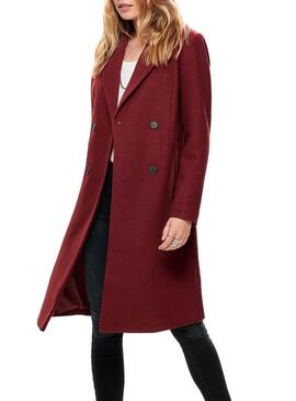 Manteaux Only Luisa Grenat Femme