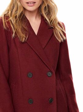 Manteaux Only Luisa Grenat Femme