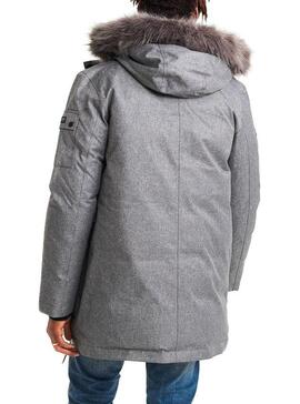 Parka Superdry Waterproof Premium Gris Homme