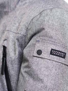 Parka Superdry Waterproof Premium Gris Homme