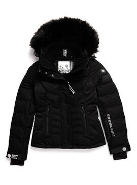 Veste Superdry Luxe Snow Black Pour Femme