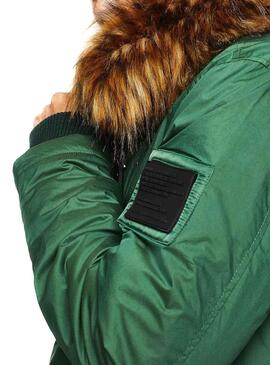 Parka Diesel W-Bullisk Vert pour Homme