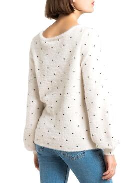 Pull Naf Naf Moles Beige Femme