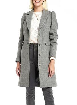 Manteaux Naf Naf Tailor Gris Femme