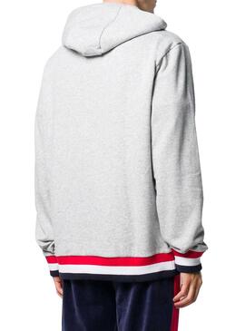 Sweat Fila Gris Caro pour Homme