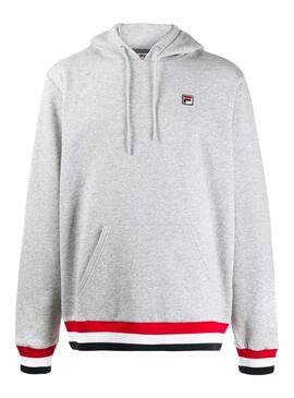 Sweat Fila Gris Caro pour Homme