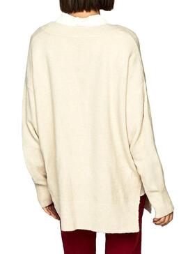 Pull Pepe Jeans Beatrix Beige Femme