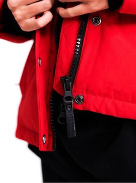 Parka Superdry Premium Down New Rescue Rouge Femme
