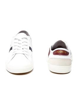 Baskets Lacoste Sideline Blanc Femme