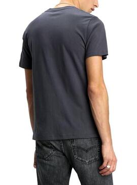 T-Shirt Levis Housemark Gris Homme