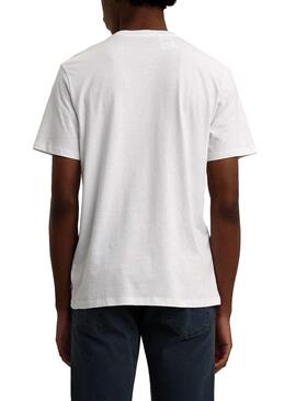 T-Shirt Levis Housemark Blanc Homme