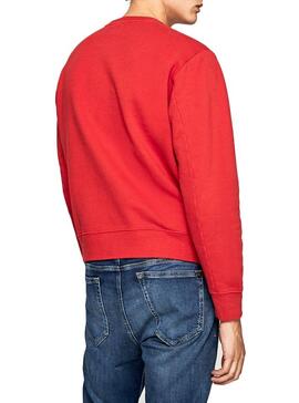 Sweat Pepe Jeans Albert Rouge Homme