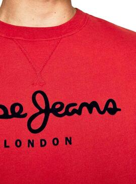 Sweat Pepe Jeans Albert Rouge Homme