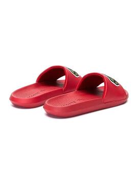Lacoste Maxi Croco Rouge Tongs Homme