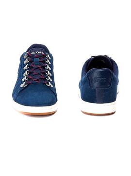 Baskets Lacoste Carnaby Bleu Homme