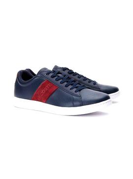 Baskets Lacoste Carnaby Stripe Bleu Homme