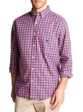 Chemise Nautica Woven Rouge Homme