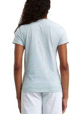 T-Shirt Levis Perfect Serif Light Blue Pour Femme