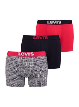Pack Boxer Levis Logo de boîte cadeau pour Homme