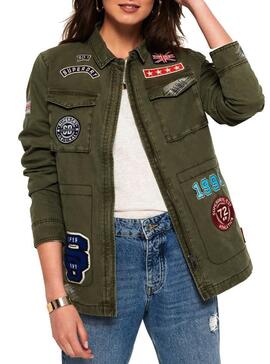 Parka Superdry Rookie Varisity Kaki