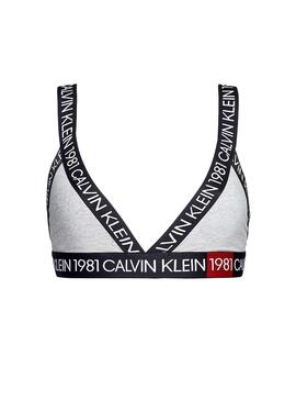 Top Calvin Klein Unlined 1981 Bold Noir