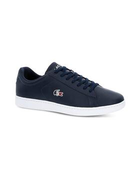 Baskets Lacoste Carnaby France Marin Homme