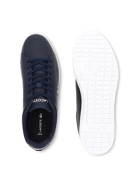 Baskets Lacoste Carnaby France Marin Homme