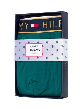Boxer Tommy Hilfiger Noël Vert Pour Homme
