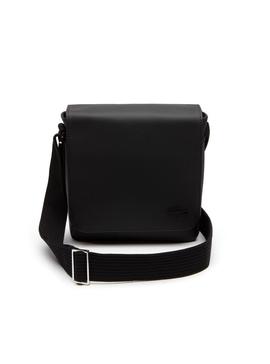 Sac Lacoste Flap Noir pour Homme