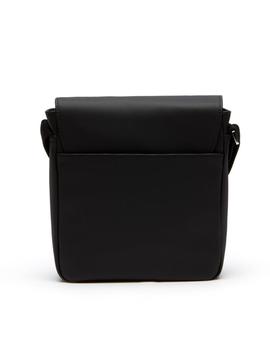 Sac Lacoste Flap Noir pour Homme