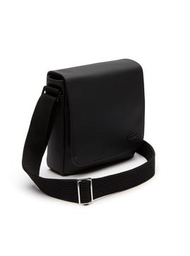 Sac Lacoste Flap Noir pour Homme