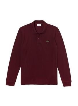Lacoste Polo L1313 Grenat Pour Homme
