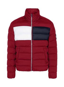 Veste Tommy Jeans Essential Down Rouge Homme