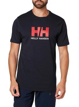 T- Shirt Helly Hansen Logo Navy