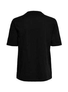T-Shirt Only Mary Boxy Black Pour Femme