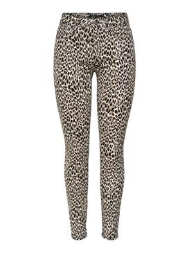 Pantalon Only Nine Ester Leopard Pour Femme