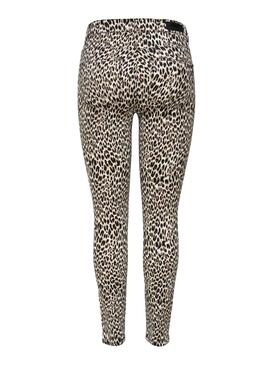 Pantalon Only Nine Ester Leopard Pour Femme