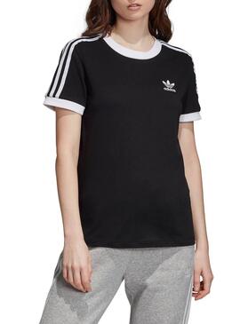 T-Shirt Adidas 3 STR Noir Pour Femme