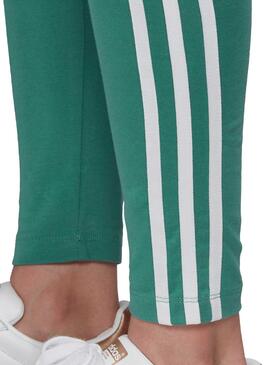 Collants Adidas 3 STR Vert Pour Femme