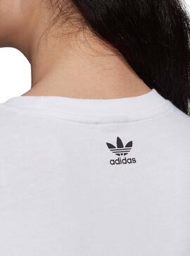 T-Shirt Adidas Logo Blanc Pour Femme