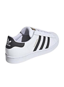 Baskets Adidas Superstar Blanc Pour Femme