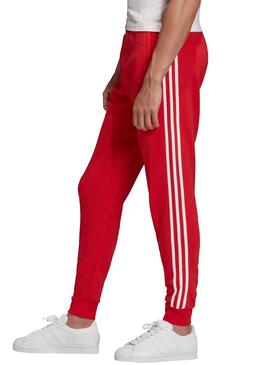 Pantalon Adidas 3-STRIPES Rouge Pour Homme