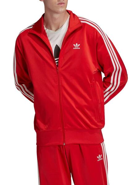 manteau adidas rouge